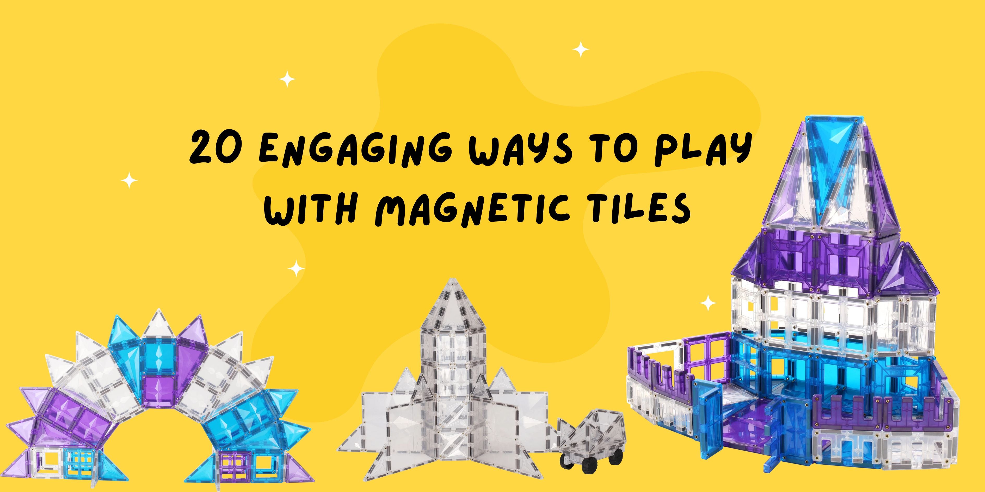 What are the benefits of Magnetic Tiles in Open Ended Play?