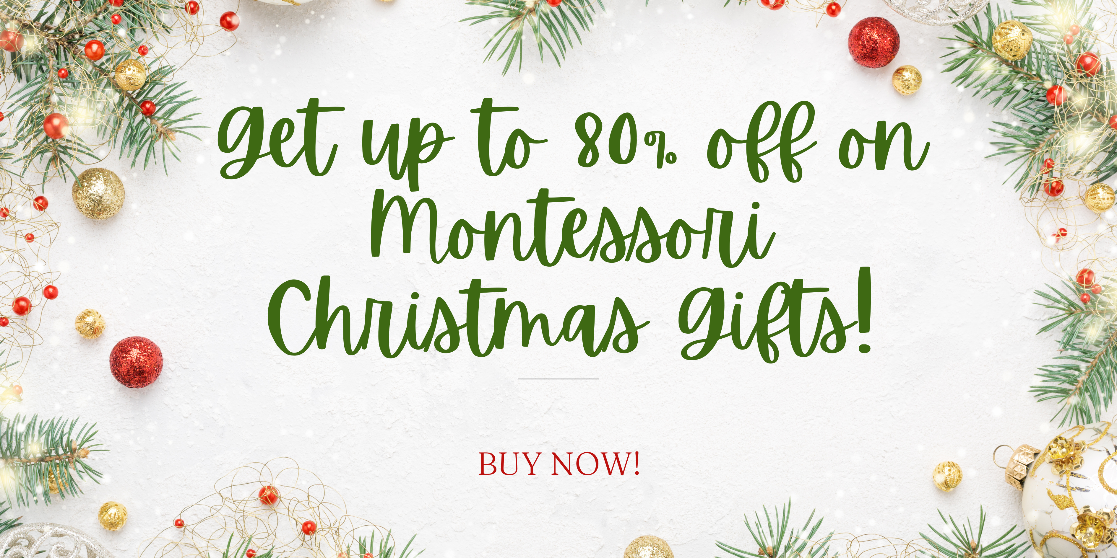 Elevate Your Holiday Gifting Experience with Up to 80% Off on Montessori Christmas Gifts
