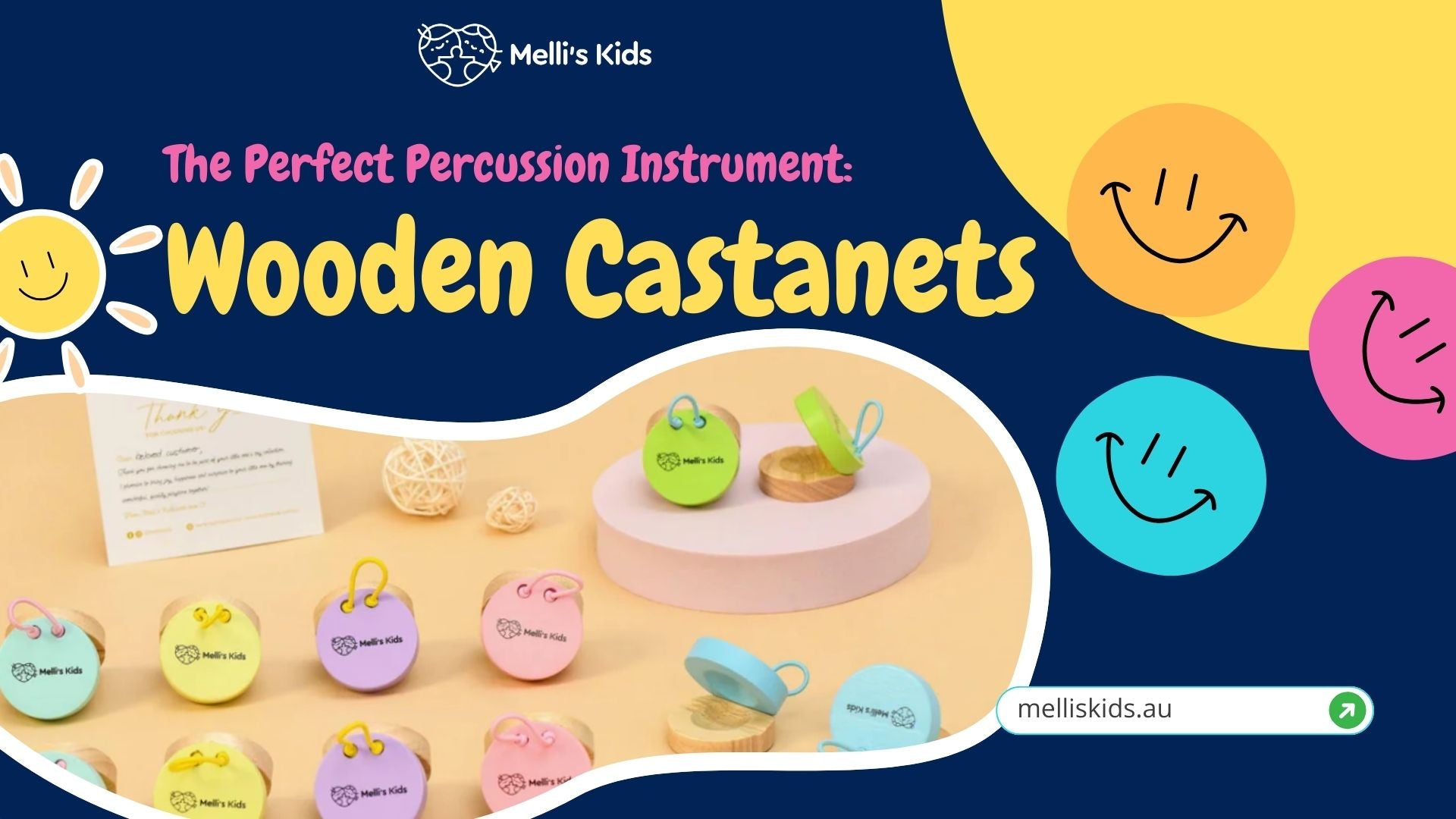 The Perfect Percussion Instrument: Wooden Castanets – Melli's Kids