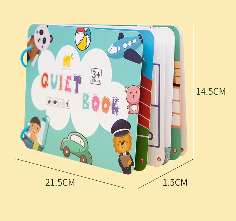 Montessori Quiet Book - Educational Toys For Preschoolers