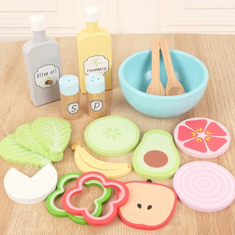 Wooden Kitchen Pretend Play Toy Simulation - Educational Toys