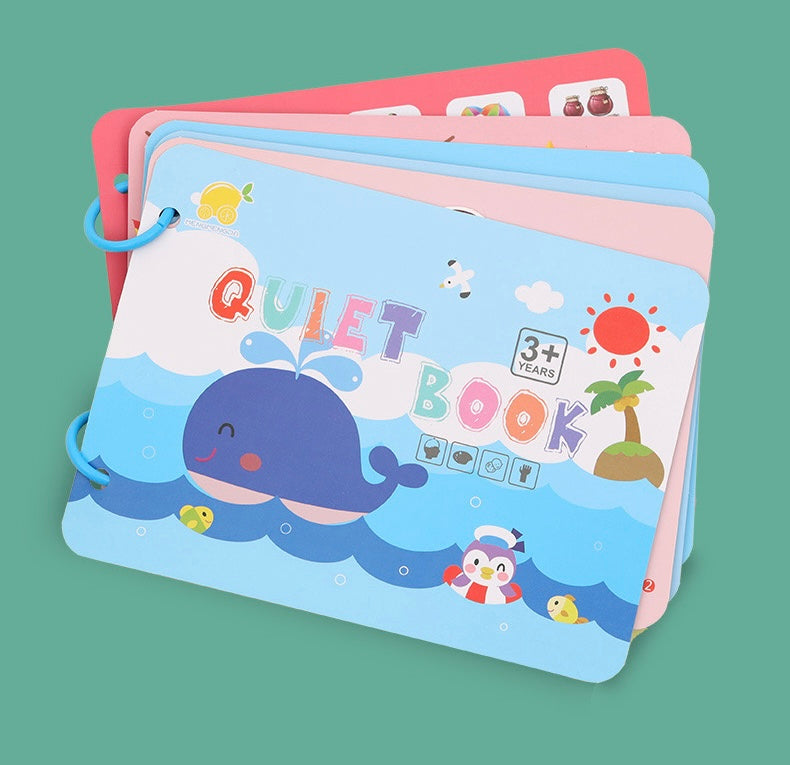 Montessori Quiet Book - Educational Toys For Preschoolers