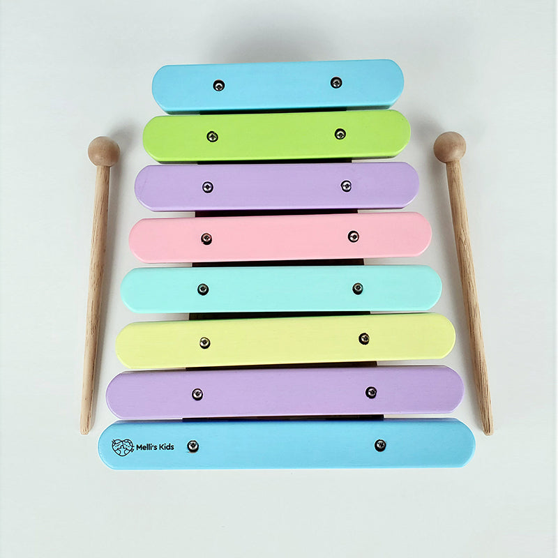 Pastel Xylophone - musical wooden toy