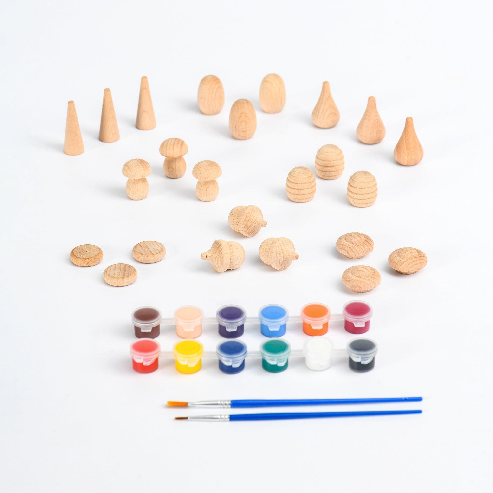 Montessori DIY Wooden Loose Parts Toy