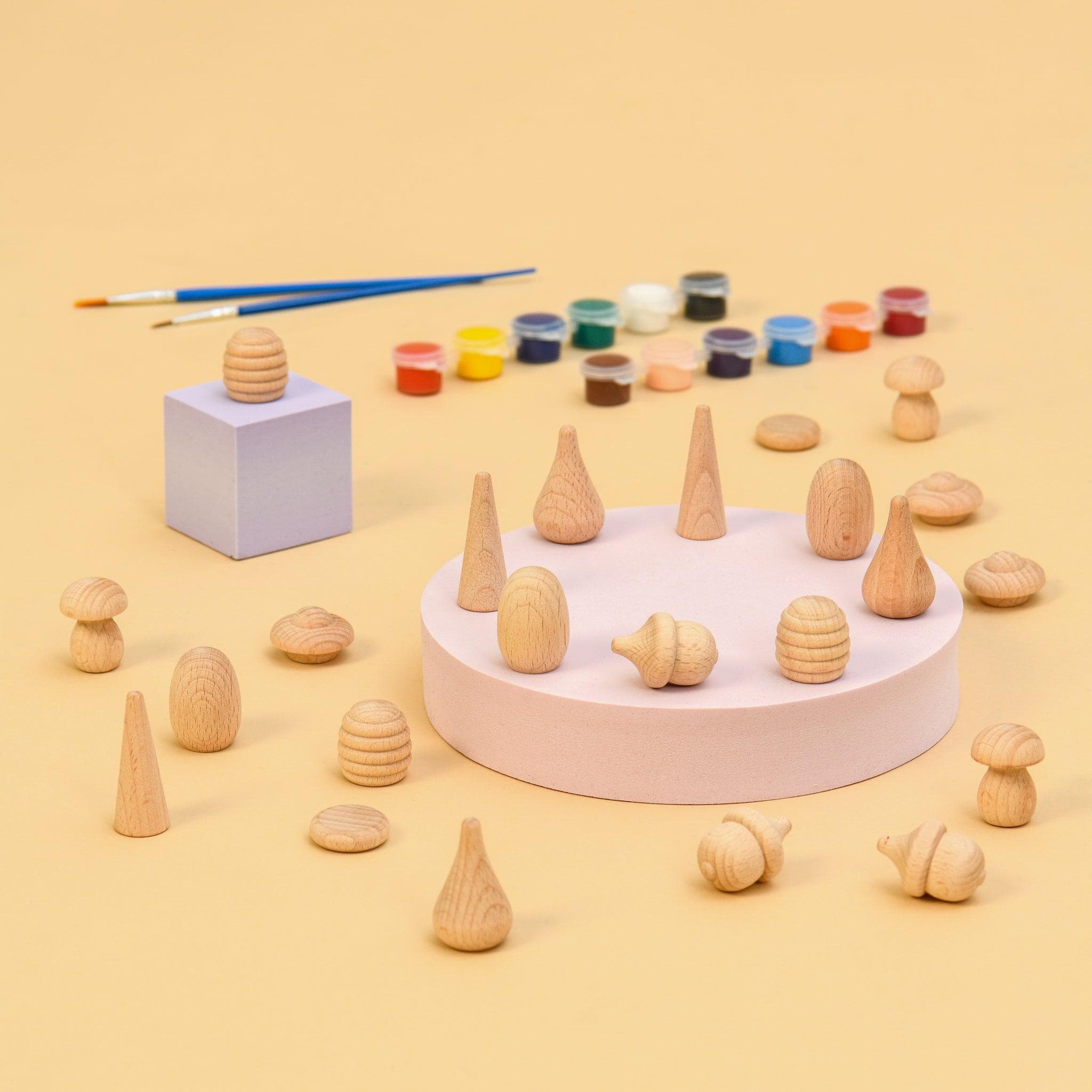 Montessori DIY Wooden Loose Parts Toy