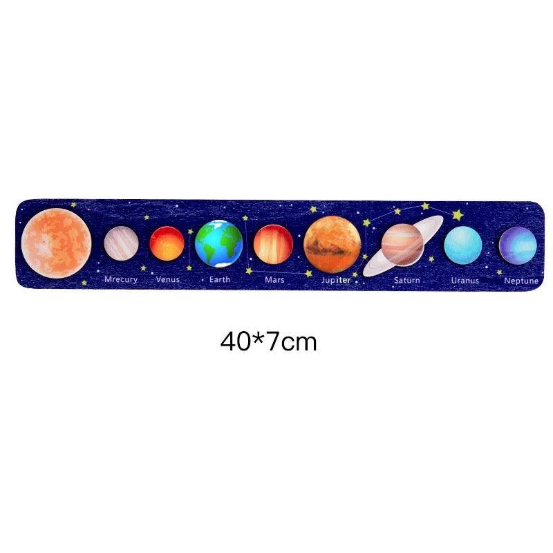 Solar System Wooden Puzzle Montessori Toys Melli's Kids