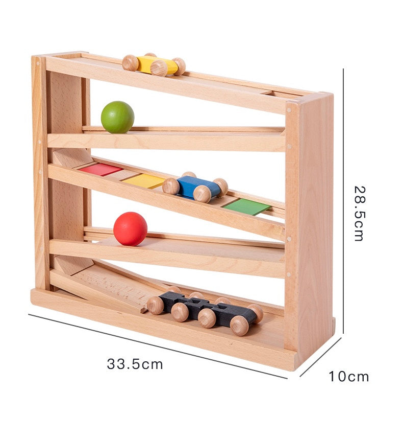 Wooden Car Ramp Racer | Montessori – Melli's Kids
