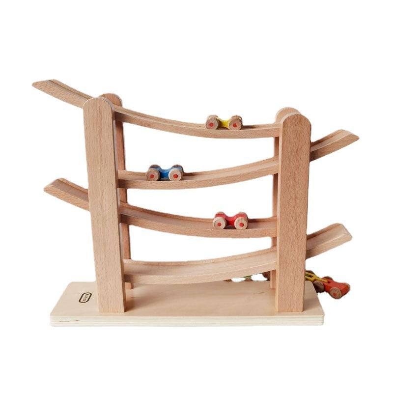 Wooden Car Ramp Racer | Montessori – Melli's Kids