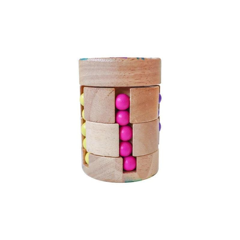 Wooden Cylinder Spin